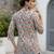 White  pure cotton printed tunic for women