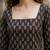 Black  pure cotton printed tunic for women