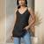Black  pure cotton printed tunic for women
