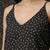 Black  pure cotton printed tunic for women