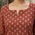 Maroon  pure cotton printed tunic for women