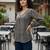Black  pure cotton printed tunic for women
