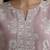 Mauve  pure cotton printed tunic for women