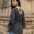 Black  pure cotton printed tunic for women