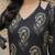 Black  pure cotton printed tunic for women