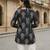Black  pure cotton printed tunic for women