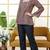 Maroon  pure cotton printed tunic for women