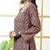 Maroon  pure cotton printed tunic for women