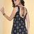 Blue  pure cotton printed tunic for women