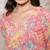Multicolor  pure cotton printed tunic for women