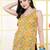 Yellow  pure cotton printed tunic for women