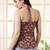 Maroon  pure cotton printed tunic for women