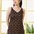 Black  pure cotton printed tunic for women