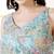 Blue  pure cotton printed tunic for women