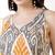 Grey  pure cotton printed tunic for women