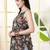 Green  pure cotton printed tunic for women