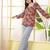 Red  pure cotton printed tunic for women