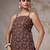 Orange  pure cotton printed tunic for women