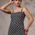 Black  pure cotton printed tunic for women