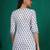 Off white  pure cotton printed tunic for women