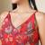 Maroon  pure cotton printed tunic for women