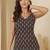 Black  pure cotton printed tunic for women