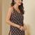Black  pure cotton printed tunic for women