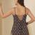 Black  pure cotton printed tunic for women