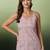 Mauve  pure cotton printed tunic for women