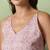 Mauve  pure cotton printed tunic for women