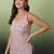 Mauve  pure cotton printed tunic for women