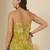 Yellow  pure cotton printed tunic for women