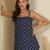 Blue  pure cotton printed tunic for women