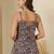 Blue  pure cotton printed tunic for women