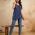 Blue  pure cotton printed tunic for women