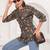 Black  pure cotton printed tunic for women
