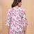 White  pure cotton printed tunic for women