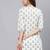 Off white  pure cotton printed tunic for women