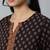 Purple  pure cotton printed tunic for women