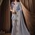 lavender uppada silk blend ovel sequins embroidery floral applique work designer saree