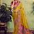 mustard upada silk blend rangkat woven sequence with stone hand work designer saree