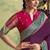 wine banarasi rangkat beads work designer saree