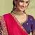 red two tone kora satin sequence with stone hand work designer saree