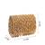 crystal cascade beige & gold crystal fringe embellished suede clutch