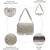 crystal cascade white & silver crystal fringe embellished suede clutch
