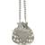 dewdrop fringe silver & ivory embellished faux silk potli