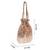 crystal cascade coffee & gold scalloped embellsihed velvet potli