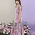 Lavender floral printed cotton tie up kurti and sharara set
