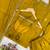 Mustard yellow roman silk blend palazzo suit with foil work suit set