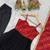 Black rayon bandhani gown with blooming georgette, suit set